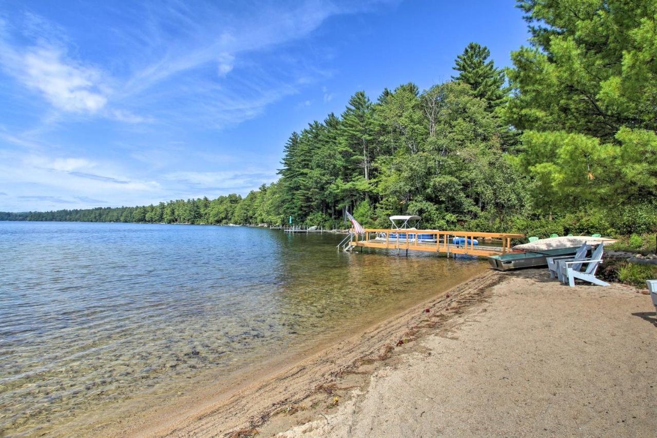 Villa Panther Pond Cabin With 200 Ft Sand Beach And Dock! à Raymond Extérieur photo